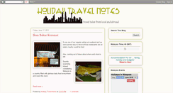 Desktop Screenshot of holidaytravelnotes.blogspot.com