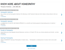 Tablet Screenshot of homeopathy4u.blogspot.com