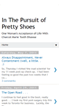 Mobile Screenshot of inthepursuitofprettyshoes.blogspot.com