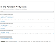 Tablet Screenshot of inthepursuitofprettyshoes.blogspot.com