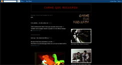 Desktop Screenshot of carnequerecuerda.blogspot.com