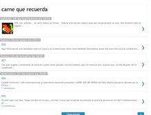 Tablet Screenshot of carnequerecuerda.blogspot.com