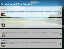 Tablet Screenshot of keepingupwiththeyoungers.blogspot.com