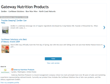 Tablet Screenshot of gatewaynutritionproducts.blogspot.com