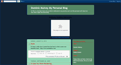 Desktop Screenshot of dominicmulvey.blogspot.com