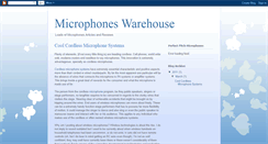 Desktop Screenshot of microphoneswarehouse.blogspot.com