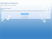 Tablet Screenshot of microphoneswarehouse.blogspot.com