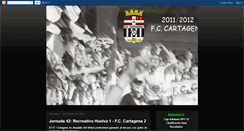 Desktop Screenshot of fccartagena2011-12.blogspot.com