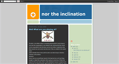 Desktop Screenshot of norinclination.blogspot.com
