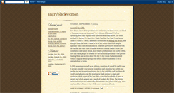 Desktop Screenshot of angryblackwomen.blogspot.com