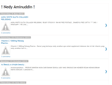 Tablet Screenshot of nedyaminuddin.blogspot.com