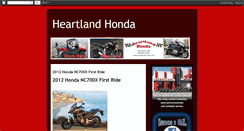 Desktop Screenshot of heartlandhonda.blogspot.com