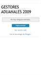 Mobile Screenshot of gestoresaduanales.blogspot.com