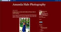 Desktop Screenshot of amandahalephotography.blogspot.com