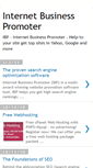 Mobile Screenshot of internetbusinesspromoterreview.blogspot.com
