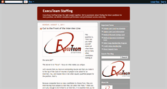 Desktop Screenshot of executeamstaffing.blogspot.com