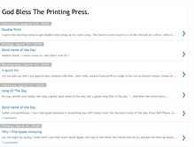 Tablet Screenshot of blesstheprintingpress.blogspot.com