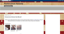 Desktop Screenshot of homeschoolarizona.blogspot.com