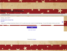 Tablet Screenshot of homeschoolarizona.blogspot.com