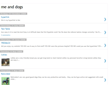 Tablet Screenshot of meanddogs.blogspot.com