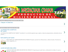 Tablet Screenshot of productosdehigienepersonal.blogspot.com