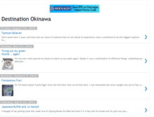 Tablet Screenshot of destinationokinawa.blogspot.com