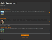Tablet Screenshot of cathyjunearneson.blogspot.com