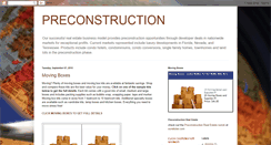 Desktop Screenshot of preconstructionsyndication.blogspot.com