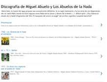Tablet Screenshot of discografia-oficial-abuelos.blogspot.com
