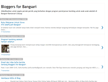 Tablet Screenshot of bloggersforbangsari.blogspot.com