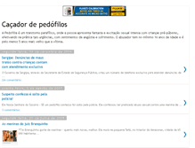 Tablet Screenshot of cacadordepedofilos.blogspot.com