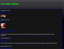 Tablet Screenshot of dailystinker.blogspot.com