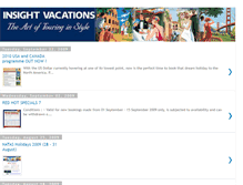 Tablet Screenshot of insightvacations.blogspot.com