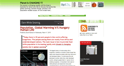Desktop Screenshot of planetischanging.blogspot.com