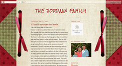 Desktop Screenshot of jordaanfamily.blogspot.com