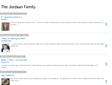 Tablet Screenshot of jordaanfamily.blogspot.com