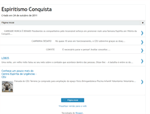 Tablet Screenshot of espiritismoconquista.blogspot.com