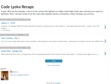 Tablet Screenshot of codelyokorecaps.blogspot.com