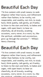 Mobile Screenshot of beautifuleachday.blogspot.com