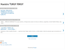 Tablet Screenshot of nuestrotukuyrikuy.blogspot.com