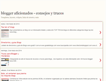 Tablet Screenshot of bloggeraficionados.blogspot.com