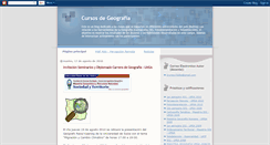 Desktop Screenshot of cursosgeografia.blogspot.com