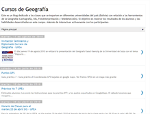 Tablet Screenshot of cursosgeografia.blogspot.com