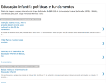 Tablet Screenshot of educacaoinfantilpolticasefundamentos.blogspot.com