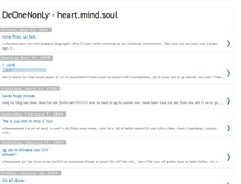 Tablet Screenshot of deoneheartmindsoul.blogspot.com