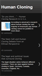 Mobile Screenshot of cloning-scientificcontroversy.blogspot.com