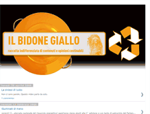 Tablet Screenshot of bidonegiallo.blogspot.com