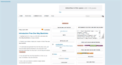 Desktop Screenshot of free-onewaybacklink.blogspot.com