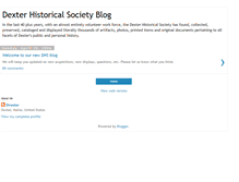 Tablet Screenshot of dexterhistoricalsociety.blogspot.com
