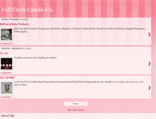 Tablet Screenshot of fullcirclecandleco.blogspot.com